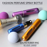 5-Pack: 0.17 Oz Matte Mini Perfume Atomizers