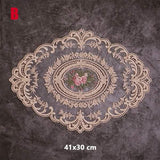 5-Pack: 3 Styles Vintage Lace Embroidery Placemat