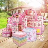 5-Pack: Baby Nappy Diaper Bag Set