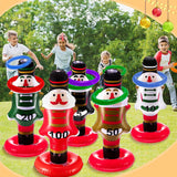 5-Pack: Christmas Nutcrackers Ring Toss Christmas Party Games Toys