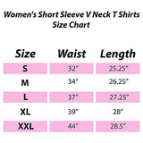 5-Pack: Ladies Ultra Soft Cotton Blend Basic V-Neck Short Sleeve Shirts