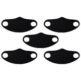 5-Pack: Men's & Women's Washable Reusable Stretch Fabric Seamless Face Mask
