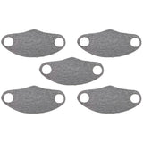 5-Pack: Men's & Women's Washable Reusable Stretch Fabric Seamless Face Mask