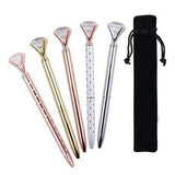 5-Pack: Multi-Color Diamond Ballpoint Pens