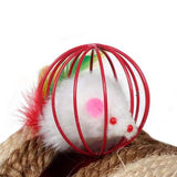 5-Pack: Pet Cat Kitten Playing Mouse Ball Cage
