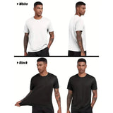 5-Pack: Quick Dry Men's T-Shirts Sport Short Sleeve