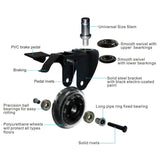 5-Pack: Replacement Office Chair Casters