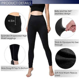 5-Pack: Women’s Fleece Lined High Waist Leggings