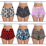 5-Pack: Women's Soft Comfy Printed Lounge Sleep Pajama Short