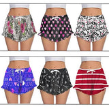 5-Pack: Women's Soft Comfy Printed Lounge Sleep Pajama Short