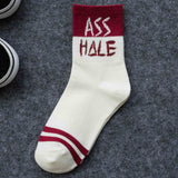 5-Pairs Unisex English Letter Street Fashion Cool Socks