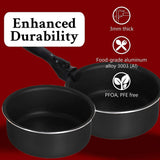 5-Piece: Chef's Star Nonstick Cooking Pot Set