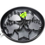 5-Pieces Set: Fried Egg Mold Pancake Rings Shaped
