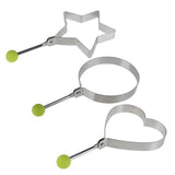 5-Pieces Set: Fried Egg Mold Pancake Rings Shaped