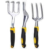 5-Pieces Set: Heavy Duty Garden Tool Set with Non-Slip Handle