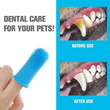 5-Pieces: Super Soft Pet Finger Toothbrush Teeth Cleaning Silicone Tooth Brush