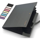 5 Pocket Folder with Labels, Letter Size Expanding File Folder Organizer