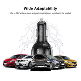 5 Port USB Fast Car Charger with LED Display