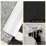 5' Steps Ramp,Portable Wheelchair Ramp,Carpeted Foldable Handicap Ramp
