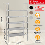 5-Tiers Shoe Rack Shelves 15 Pairs Shoe Oraganizer