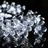 50 LED Fairy Flower Blossom Solar String Lights