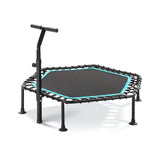 50" Mini Fitness Rebounder Spring-Less Indoor 3-Level Adjustable Foam Handle