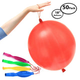 50-Pack: Jumbo Punching Ball Balloons for Parties