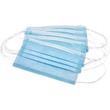50-Pack or 100-Pack of 3 Layer Disposable Protective Face Masks