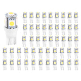 50-Piece: LED Car Light Bulbs