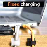 50-Pieces: Cable Clips, Adhesive Cable Organizer Cord Holder