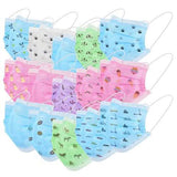 50-Pieces: Kids Disposable Face Masks
