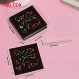 50-Pieces: Rainbow Scratch Art Kit