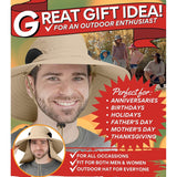 50+ Sun Protection Cap Wide Brim Fishing Hat with Face & Neck Flap