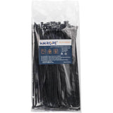 500-Piece: Black Nylon Cable Ties