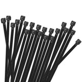 500-Piece: Black Nylon Cable Ties