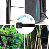 500-Piece: Black Nylon Cable Ties