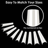 500-Piece: Long False Finger Nails