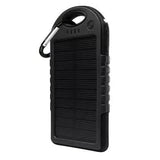 5,000mAh Water-Resistant Solar Smartphone Charger