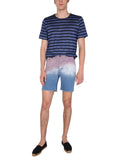 Saint Laurent Men Degraded Print Bermuda