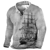 Mens Zip-up Sweatshirt With A Personalized Printed Long Sleeve