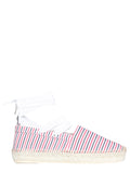 Thom Browne Women Seersucker Cotton Espadrilles
