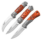 Outdoor Tibetan-Print Stainless Steel Fruit Knife For Home Use