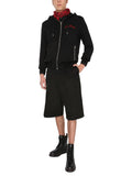 Alexander Mcqueen Men Hooded Sweatshirt With Zip
