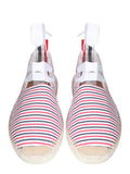 Thom Browne Women Seersucker Cotton Espadrilles