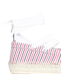 Thom Browne Women Seersucker Cotton Espadrilles