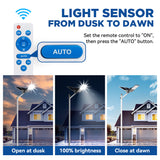 1500W solar street light with 20ft /16ft pole