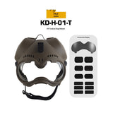 K9 Tactical Canine Head Mask Training Goggles Protective Face Shield