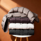 Men's Casual Loose-Fitting Hooded Down Jacket