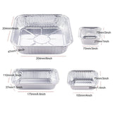 51-Packs: IMAGE 4 Size Aluminum Loaf Pans Disposable Premium Heavy-Duty Tin Foil