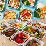 51-Packs: IMAGE 4 Size Aluminum Loaf Pans Disposable Premium Heavy-Duty Tin Foil